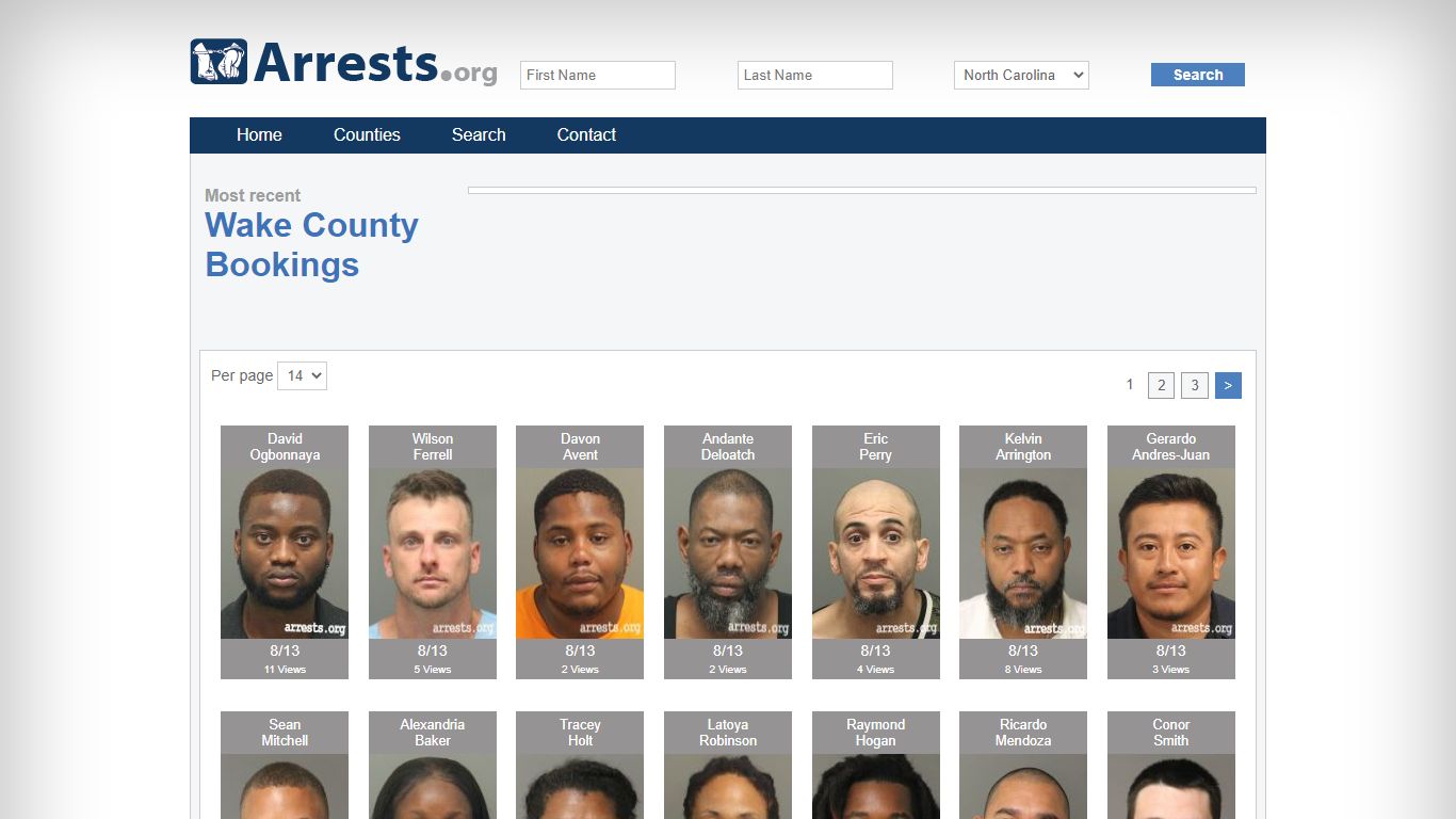 Wake County Arrests and Inmate Search